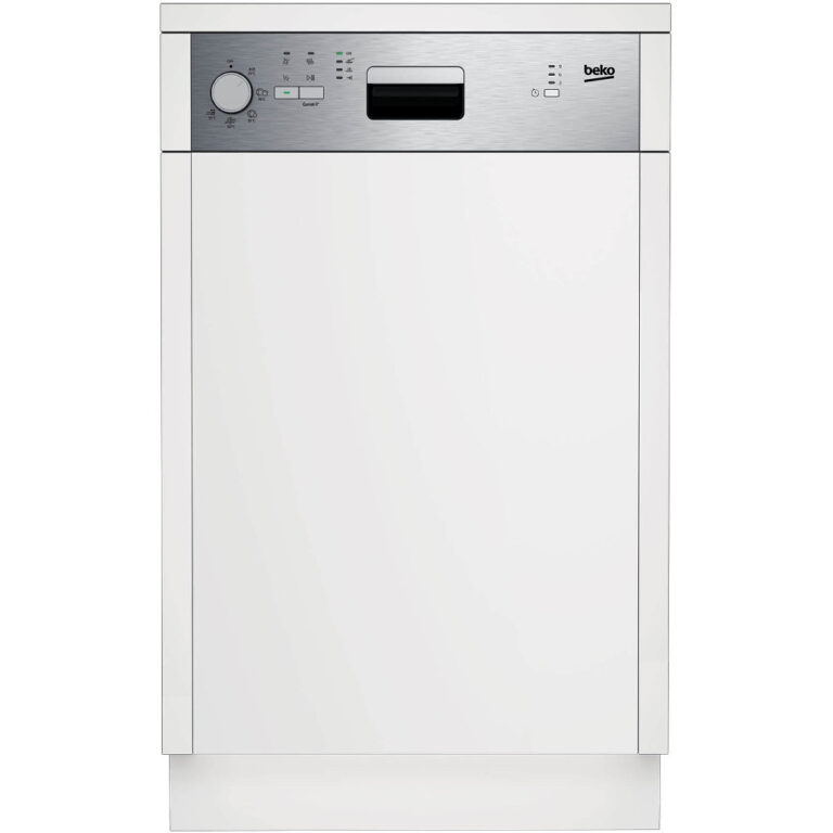 Masina de spalat vase slim semi-incorporabila Beko DSS05011X, 10 seturi, 5 programe, Clasa A+