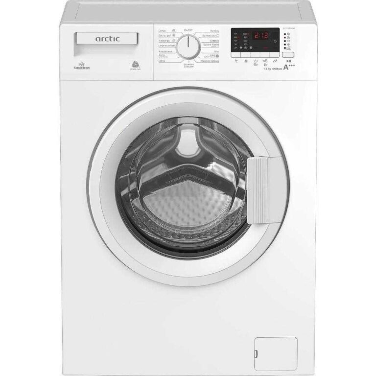 Masina de spalat rufe slim Arctic APL71022BDW0U, 1000 RPM, 7 kg, Clasa A+++