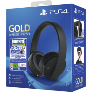 Casti gaming Sony Gold Wireless Stereo pentru PS4, Fortnite Neo Versa Bundle, Negru Casti gaming Sony Gold Wireless Stereo pentru PS4, Fortnite Neo Versa Bundle, Negru
