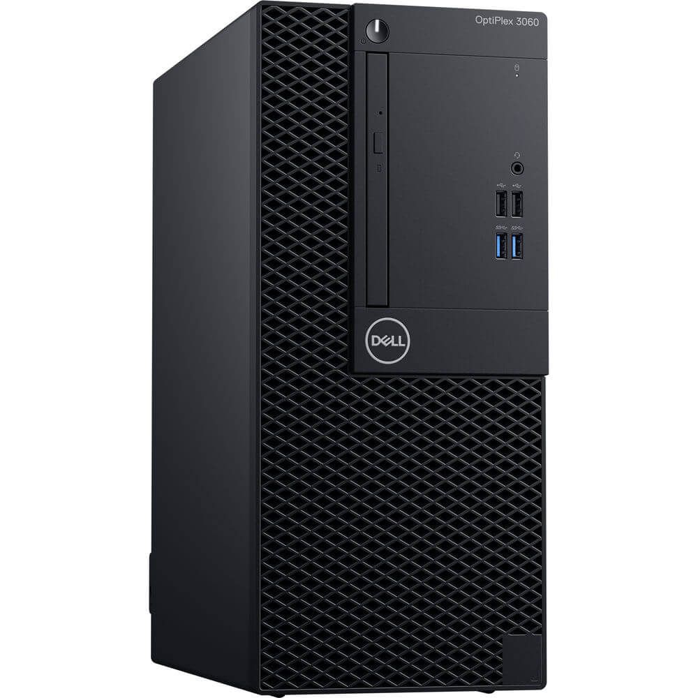 Sistem Desktop PC Dell OptiPlex 3060 MT, Intel Core i3-8100, 4GB DDR4, SSD 256GB, Intel UHD Graphics 630, Windows 10 Pro Sistem Desktop PC Dell OptiPlex 3060 MT, Intel Core i3-8100, 4GB DDR4, SSD 256GB, Intel UHD Graphics 630, Windows 10 Pro