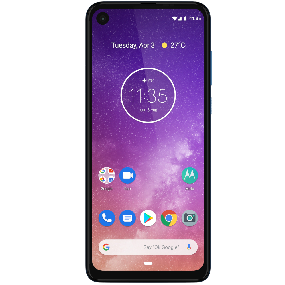 Telefon mobil Motorola Moto One Vision, 128GB, 4GB, Dual SIM, Sapphire Blue Telefon mobil Motorola Moto One Vision, 128GB, 4GB, Dual SIM, Sapphire Blue