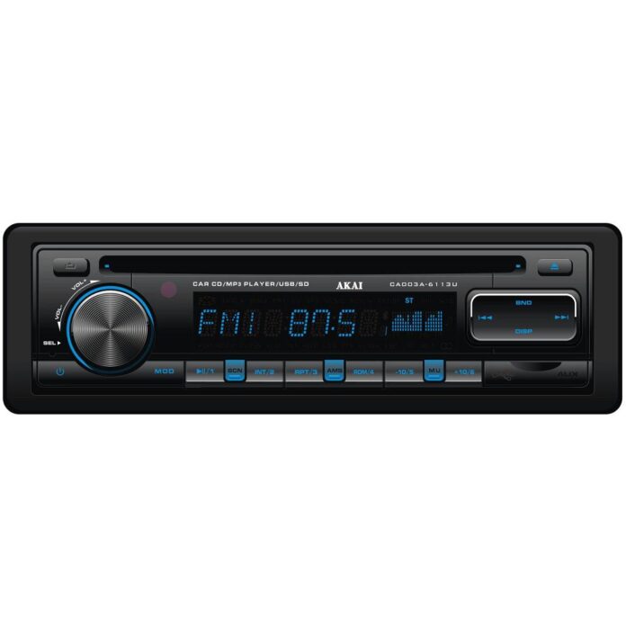 Media Player Auto Akai CA003A-6113U, 4 x 35W, USB, AUX Media Player Auto Akai CA003A-6113U, 4 x 35W, USB, AUX