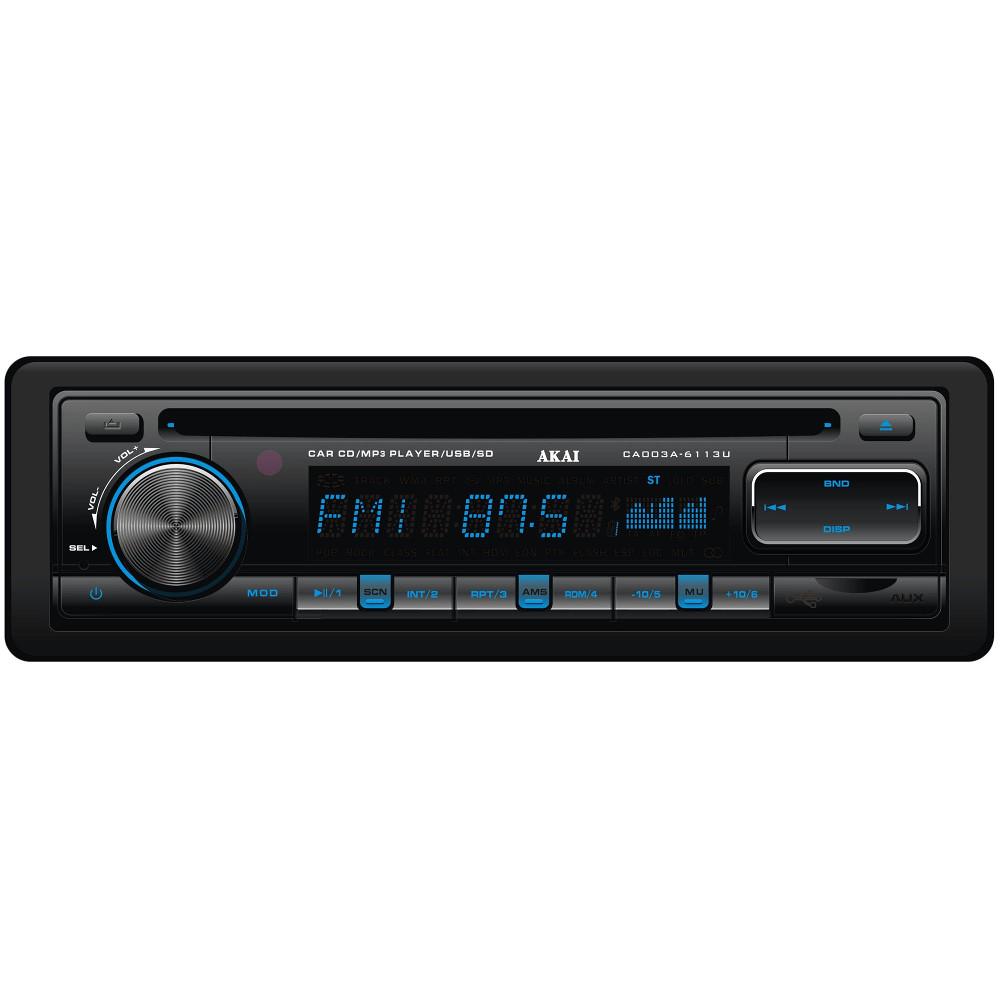Media Player Auto Akai CA003A-6113U, 4 x 35W, USB, AUX Media Player Auto Akai CA003A-6113U, 4 x 35W, USB, AUX