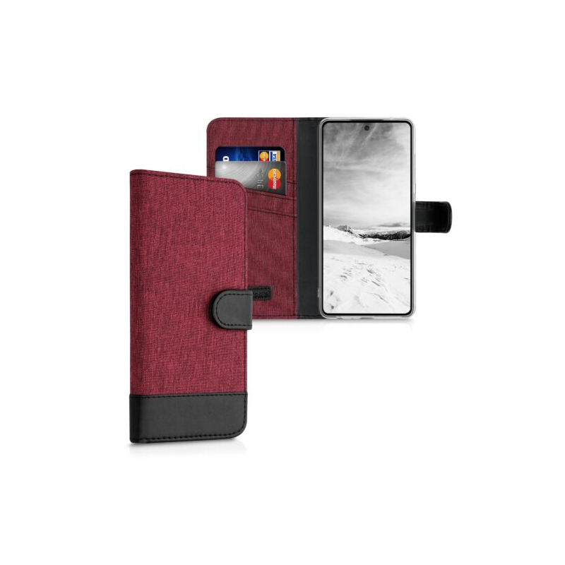 Husa pentru Samsung Galaxy A52/Galaxy A52 5G/Galaxy A52s 5G, Textil, Rosu, 54456.20 Husa pentru Samsung Galaxy A52/Galaxy A52 5G/Galaxy A52s 5G, Textil, Rosu, 54456.20