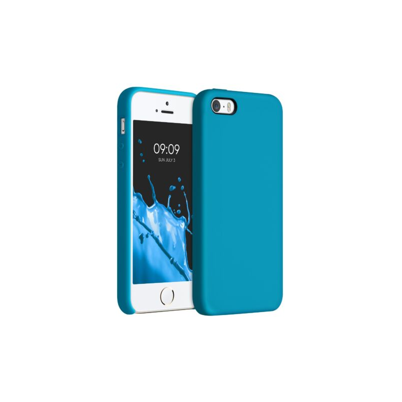 Husa pentru iPhone 5/iPhone 5s/iPhone SE, Silicon, Albastru, 42766.224 Husa pentru iPhone 5/iPhone 5s/iPhone SE, Silicon, Albastru, 42766.224