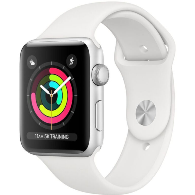 Apple Watch 3 42mm Gold Aluminium Case, Pink Sport Band