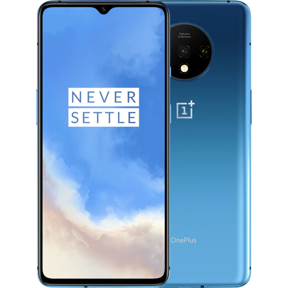 Telefon mobil OnePlus 7T, 128GB, 8GB, Dual SIM, Glacier Blue Telefon mobil OnePlus 7T, 128GB, 8GB, Dual SIM, Glacier Blue
