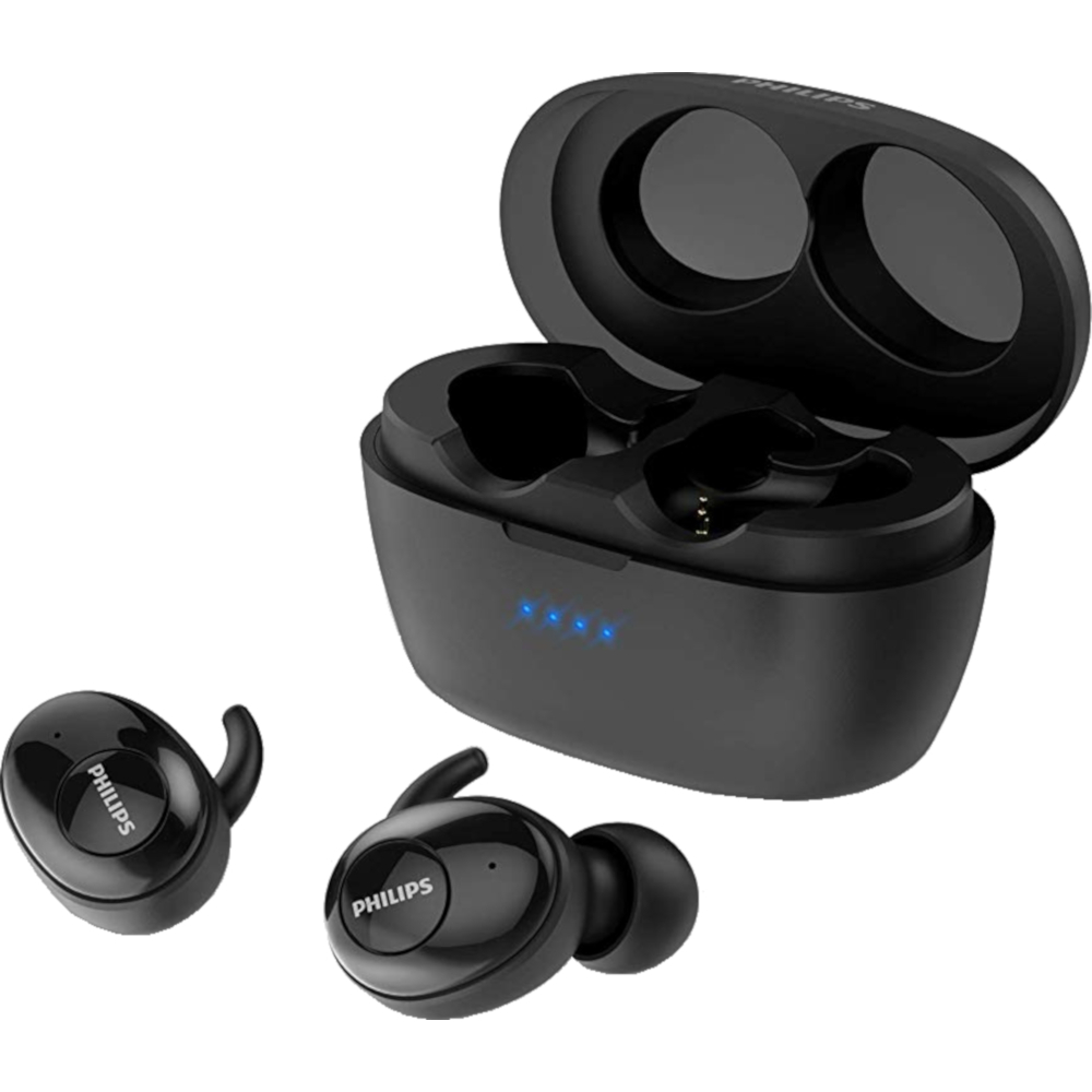 Casti True Wireless Philips UpBeat SHB2505, Bluetooth, Negru Casti True Wireless Philips UpBeat SHB2505, Bluetooth, Negru