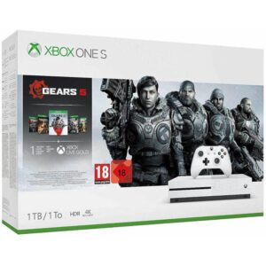 Consola Microsoft Xbox One S, 1TB, Alb + Gears of War Collection + 1 luna Gamepass Consola Microsoft Xbox One S, 1TB, Alb + Gears of War Collection + 1 luna Gamepass