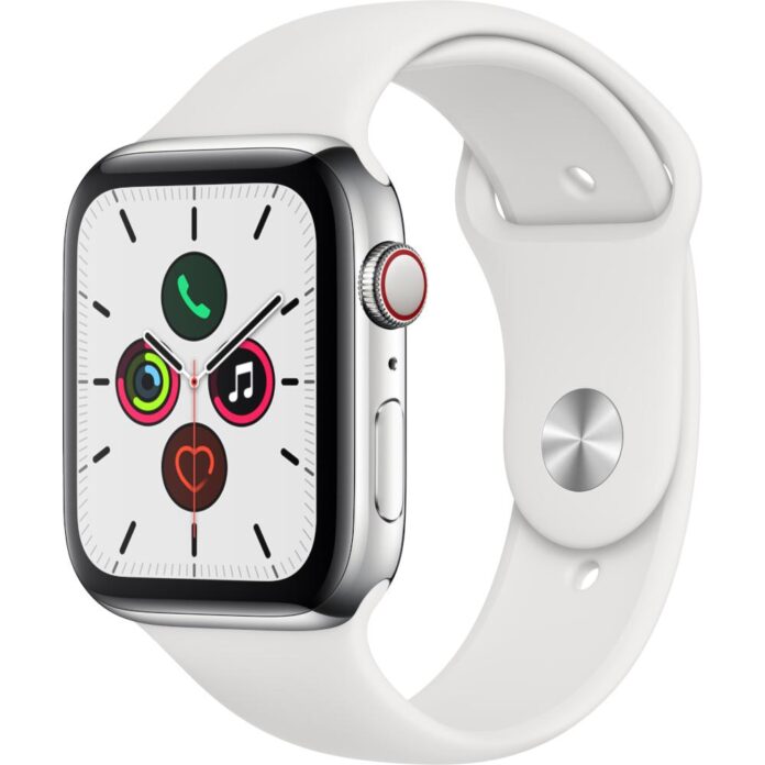 Apple Watch Series 5 GPS + Cellular, 44mm, Space Black, Stainless Steel Case, Black Sport Band Apple Watch Series 5 GPS + Cellular, 44mm, Space Black, Stainless Steel Case, Black Sport Band