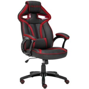 Scaun gaming Inaza Cobra, Negru/Rosu Scaun gaming Inaza Cobra, Negru/Rosu