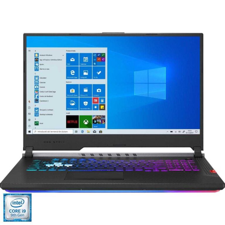 Laptop Gaming Asus ROG Strix SCAR III G731GW-H6181T, Intel® Core&trade; i9-9880H, 32GB DDR4, SSD 1TB, NVIDIA GeForce RTX 2070 8GB, Windows 10
