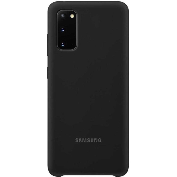 Husa de protectie Samsung Silicone Cover pentru Galaxy S20, Roz