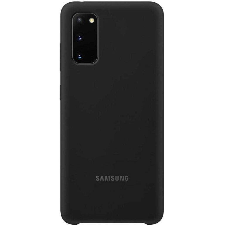 Husa de protectie Samsung Silicone Cover pentru Galaxy S20, Roz