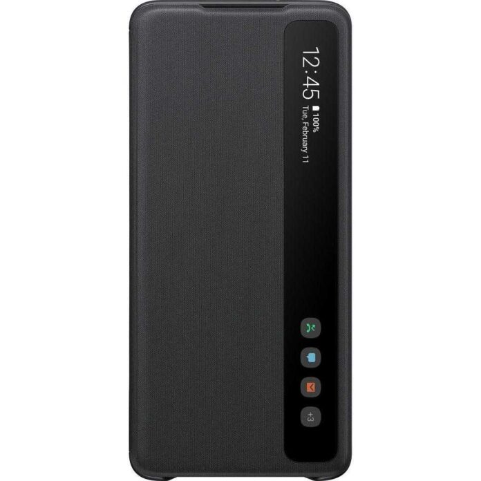 Husa de protectie Samsung Clear View Cover pentru Galaxy S20+, Sky Blue Husa de protectie Samsung Clear View Cover pentru Galaxy S20+, Sky Blue