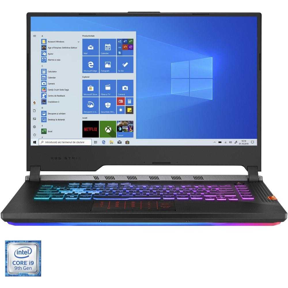 Laptop Gaming Asus ROG Strix SCAR III G531GW-AZ301T, Intel® Core™ i9-9880H, 16GB DDR4, SSD 1TB, NVIDIA GeForce RTX 2070 8GB, Windows 10 Home Laptop Gaming Asus ROG Strix SCAR III G531GW-AZ301T, Intel® Core™ i9-9880H, 16GB DDR4, SSD 1TB, NVIDIA GeForce RTX 2070 8GB, Windows 10 Home