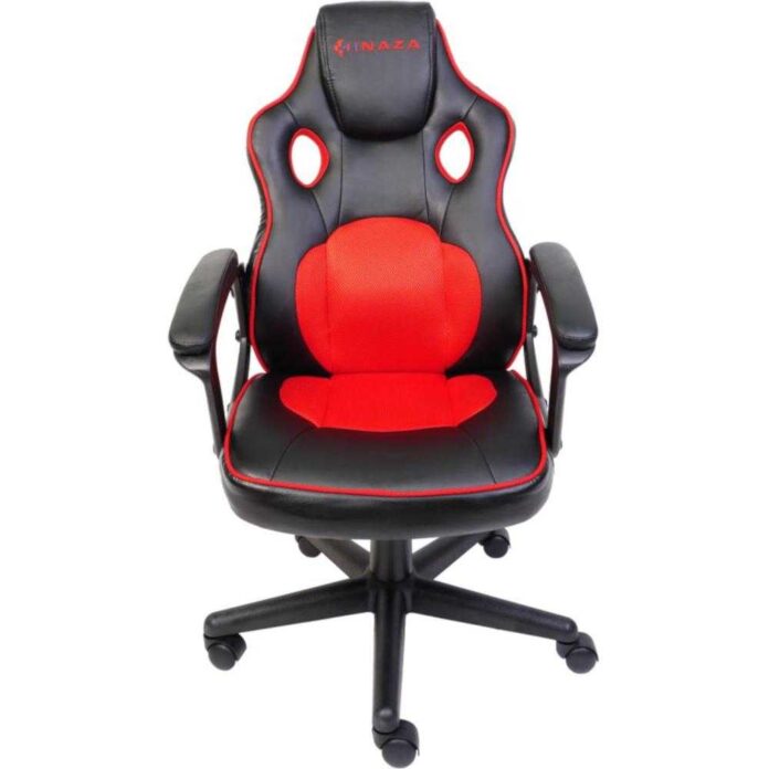 Scaun gaming Inaza Python, Negru/Rosu Scaun gaming Inaza Python, Negru/Rosu