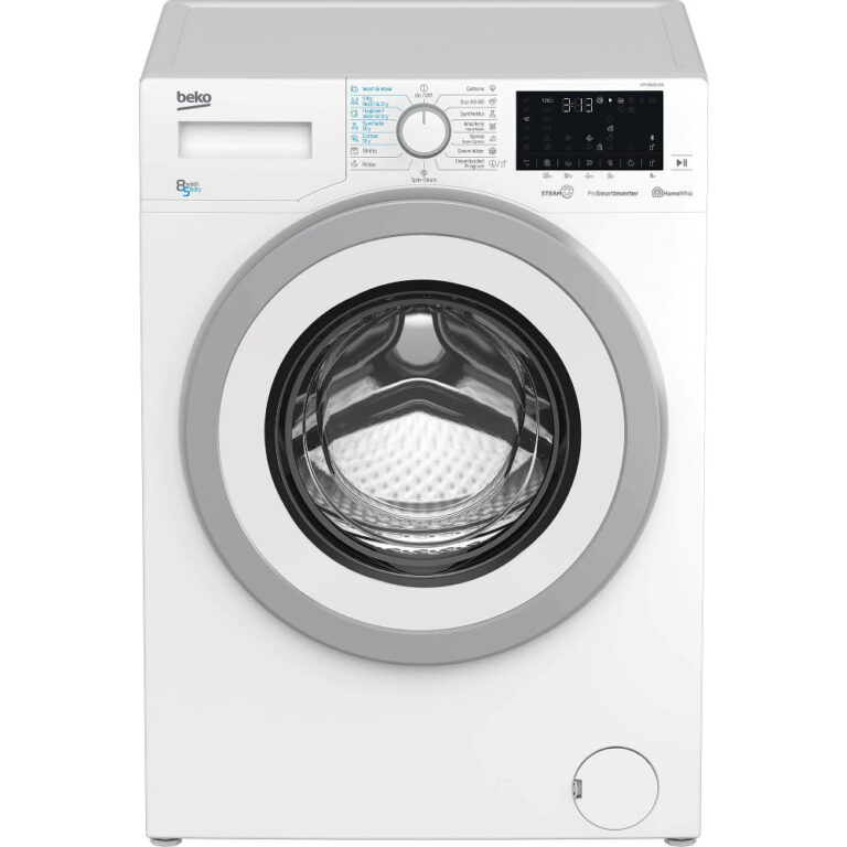Masina de spalat rufe cu uscator Beko HTV8636XS0, 1200 RPM, 8 kg spalare, 5 kg uscare, Clasa B