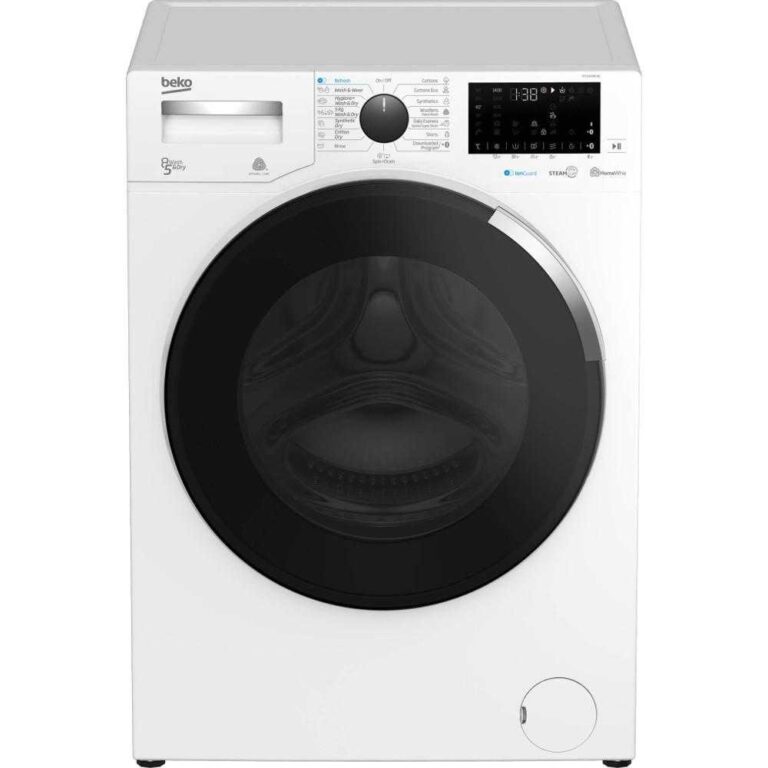 Masina de spalat rufe cu uscator Beko HTV8746XG, 1400 RPM, 8 kg spalare, 5 kg uscare, Clasa A
