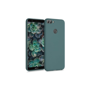 Husa pentru Huawei P Smart/Enjoy 7s, Silicon, Verde, 44124.171 Husa pentru Huawei P Smart/Enjoy 7s, Silicon, Verde, 44124.171