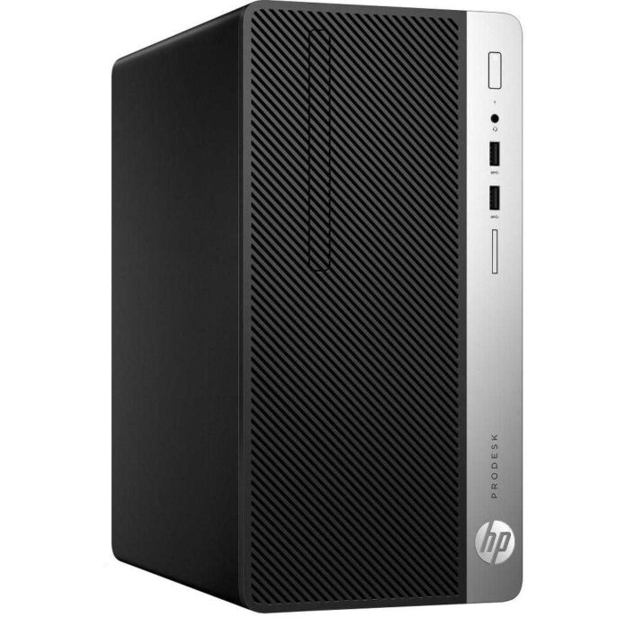 Sistem Desktop HP ProDesk 400 G6 Microtower, Intel® Core&trade; i3-9100, 4GB DDR4, SSD 256GB, Intel® UHD Graphics, Windows 10 Pro