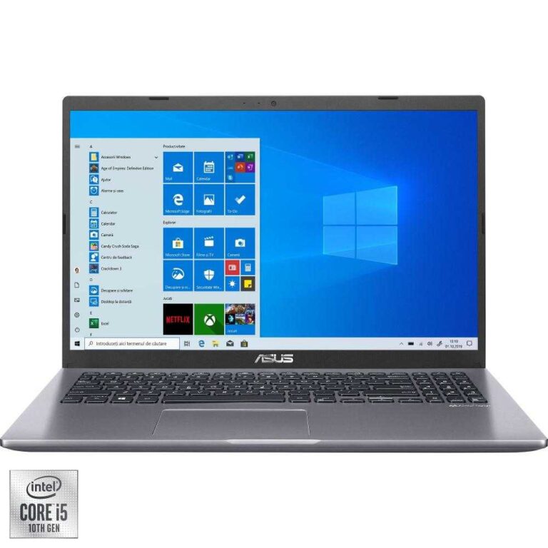 Laptop Asus X509JA-EJ028T, Intel® Core&trade; i5-1035G1, 8GB DDR4, SSD 256GB, Intel® UHD Graphics, Windows 10 Home