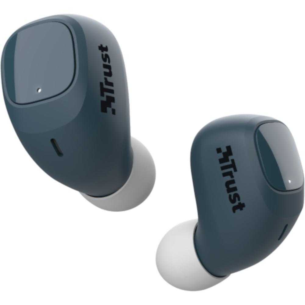Casti True Wireless Trust Nika Compact, Bluetooth, Albastru Casti True Wireless Trust Nika Compact, Bluetooth, Albastru