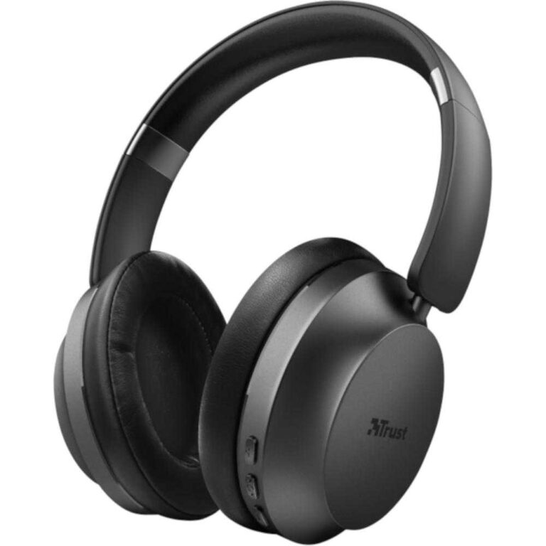 Casti audio Over-Ear Trust Eaze, Bluetooth, Negru