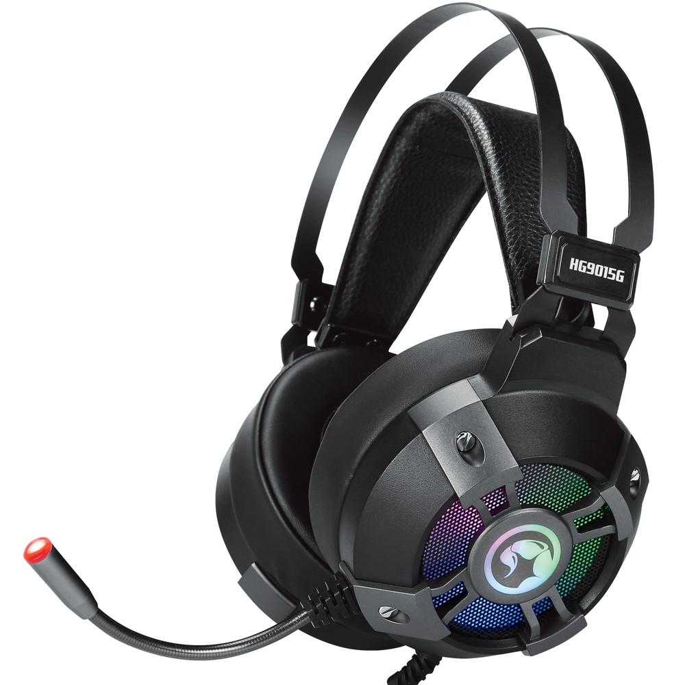 Casti gaming cu microfon Marvo HG9015G, 7.1 Virtual Surround, Iluminare Rainbow Casti gaming cu microfon Marvo HG9015G, 7.1 Virtual Surround, Iluminare Rainbow