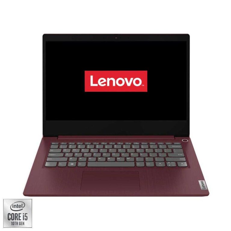 Laptop Lenovo IdeaPad 3 14IIL05, Intel® Core&trade; i5-1035G1, 8GB DDR4, SSD 256GB, Intel® UHD Graphics, Free DOS, Cherry Red