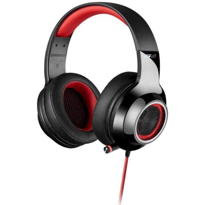 Casti gaming cu microfon Edifier V4, Negru/Verde Casti gaming cu microfon Edifier V4, Negru/Verde
