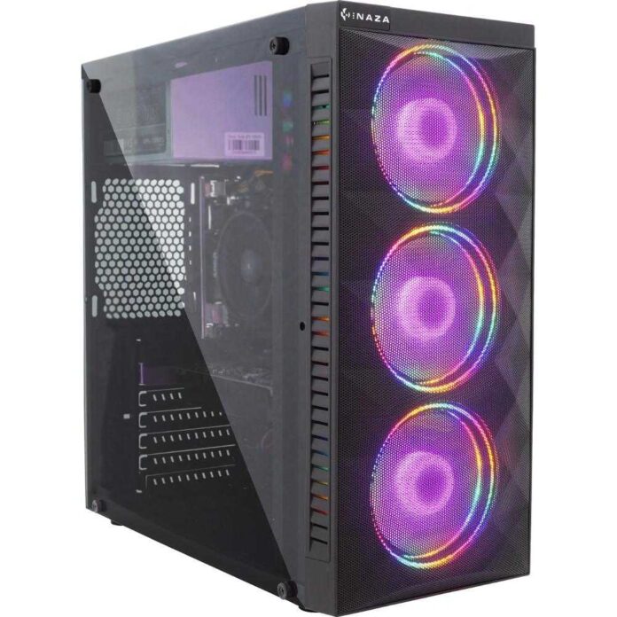 Sistem Desktop PC Gaming Inaza Ninja, AMD Ryzen™ 3 3100, 8GB DDR4, SSD 240GB, AMD Radeon™ RX 550 4GB, Free DOS Sistem Desktop PC Gaming Inaza Ninja, AMD Ryzen™ 3 3100, 8GB DDR4, SSD 240GB, AMD Radeon™ RX 550 4GB, Free DOS