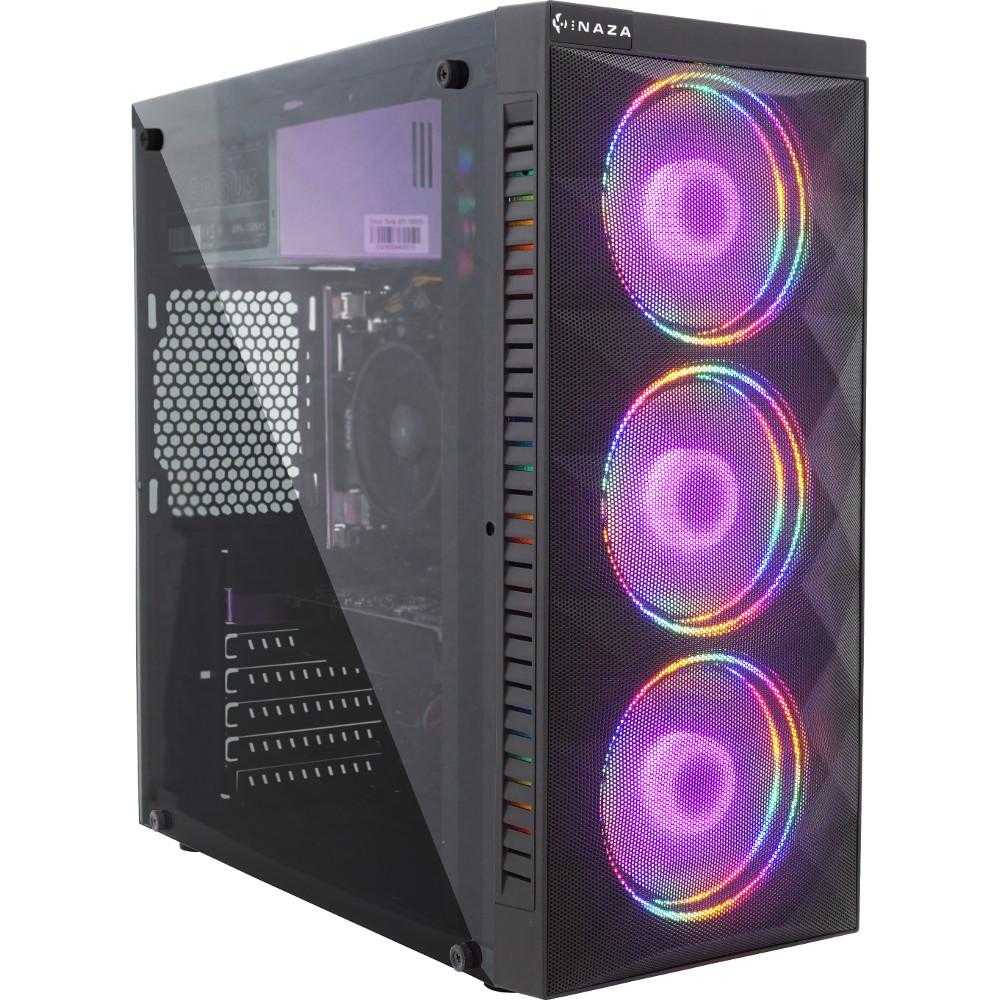 Sistem Desktop PC Gaming Inaza Ninja, AMD Ryzen™ 3 3100, 8GB DDR4, SSD 240GB, AMD Radeon™ RX 550 4GB, Free DOS Sistem Desktop PC Gaming Inaza Ninja, AMD Ryzen™ 3 3100, 8GB DDR4, SSD 240GB, AMD Radeon™ RX 550 4GB, Free DOS