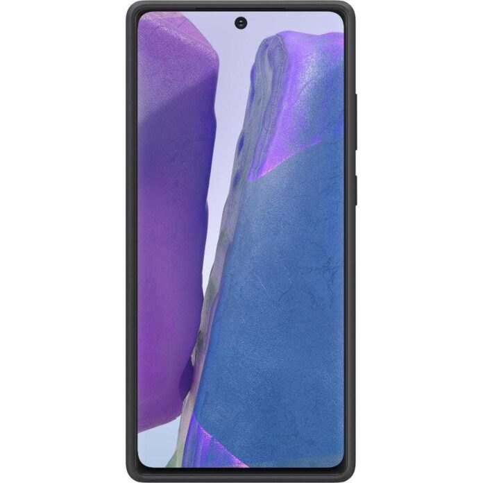 Husa Silicone Cover Samsung pentru Galaxy Note 20, Negru