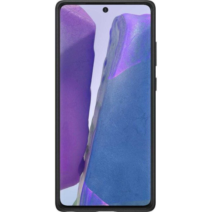 Husa Leather Cover Samsung pentru Galaxy Note 20, Negru