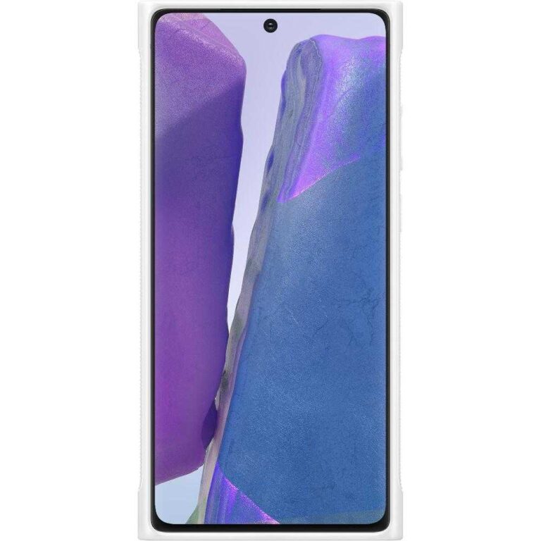 Husa Clear Protective Cover Samsung pentru Galaxy Note 20, Negru