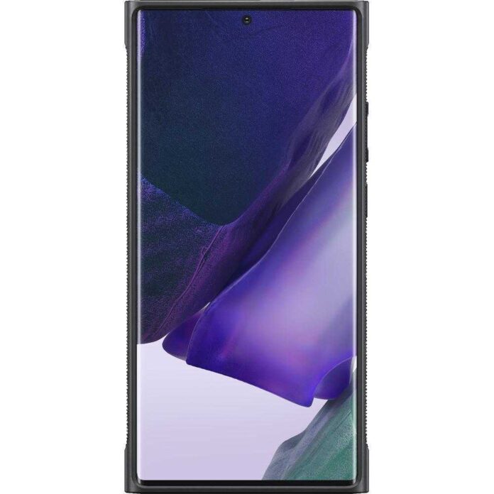 Husa Clear Protective Cover Samsung pentru Galaxy Note 20 Ultra, Negru