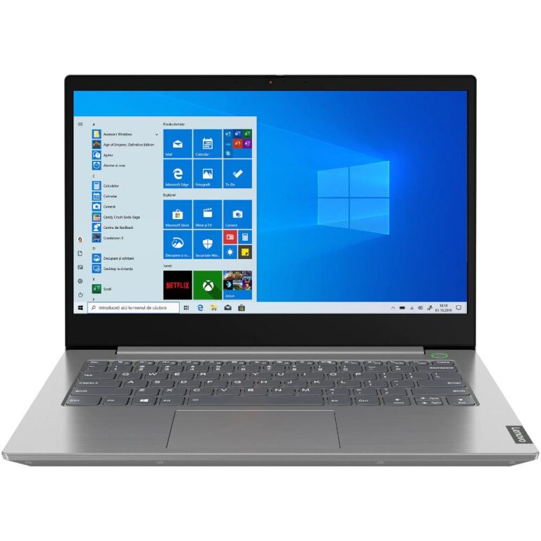 Laptop ThinkBook 14 IIL, Intel® Core&trade; i5-1035G1, 8GB DDR4, SSD 256GB, Intel® Iris® Plus Graphics, Windows 10 Pro