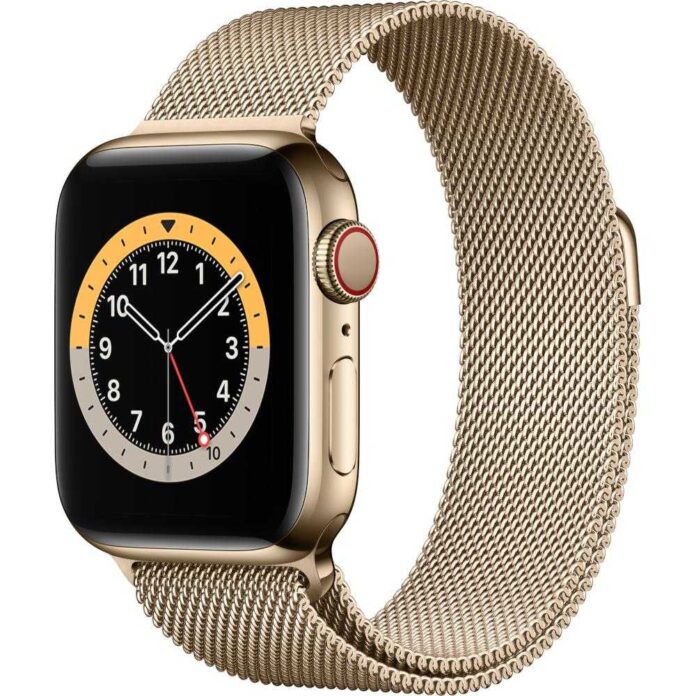 Apple Watch Series 6 GPS + Cellular, 40mm, Silver, Stainless Steel Case, Silver Milanese Loop Apple Watch Series 6 GPS + Cellular, 40mm, Silver, Stainless Steel Case, Silver Milanese Loop