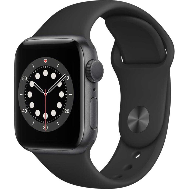 Apple Watch Series 6 GPS, 40mm, Blue, Aluminium Case, Deep Navy Sport Band