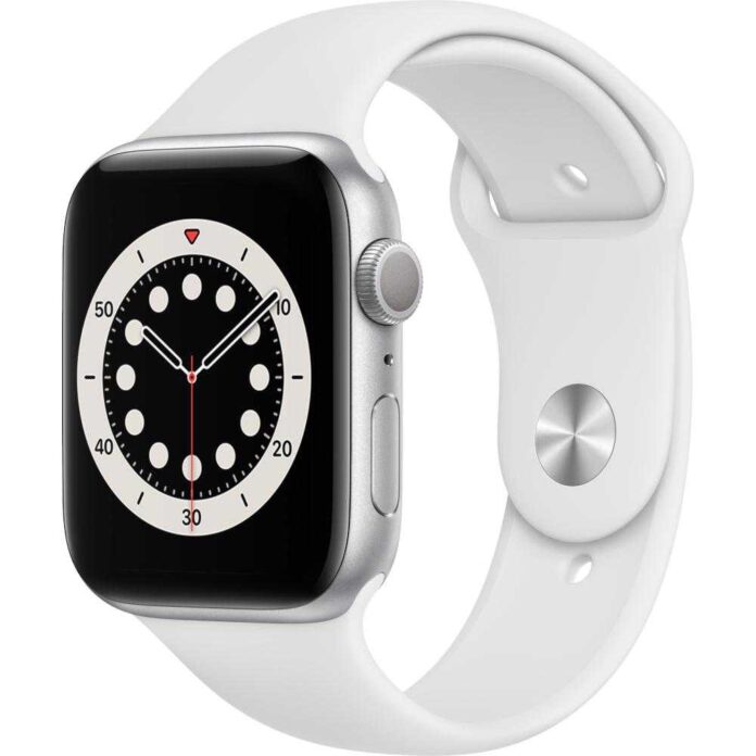 Apple Watch Series 6 GPS, 44mm, Red, Aluminium Case, Red Sport Band
