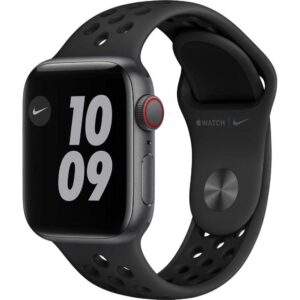 Apple Watch Nike SE GPS + Cellular, 40mm, Space Gray, Aluminium Case, Anthracite/Black Nike Sport Band Apple Watch Nike SE GPS + Cellular, 40mm, Space Gray, Aluminium Case, Anthracite/Black Nike Sport Band