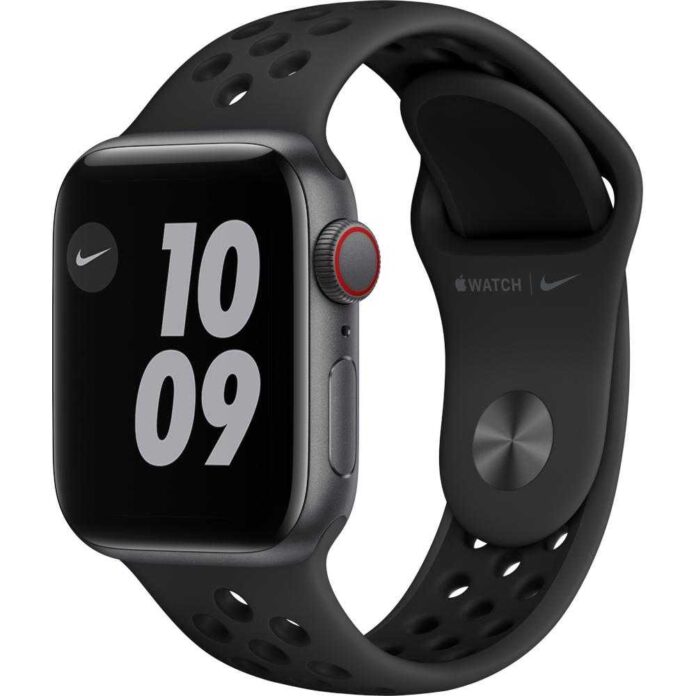 Apple Watch Nike SE GPS + Cellular, 40mm, Space Gray, Aluminium Case, Anthracite/Black Nike Sport Band