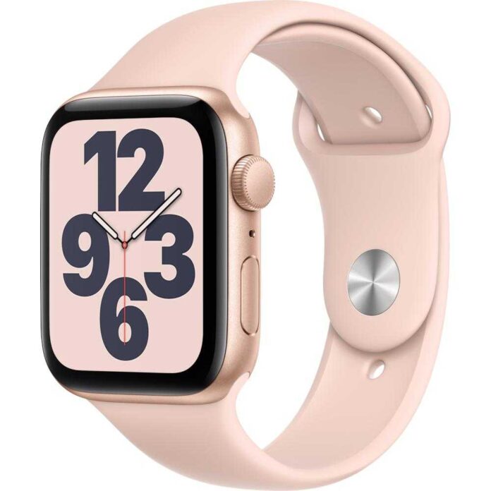 Apple Watch Series SE GPS, 44mm, Space Gray, Aluminium Case, Black Sport Band