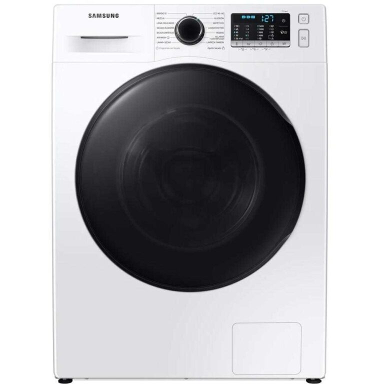 Masina de spalat rufe cu uscator Samsung WD90TA046BE/LE, 1400 RPM, 9 kg spalare, 6 kg uscare, Clasa E, (clasificare energetica veche Clasa  B)