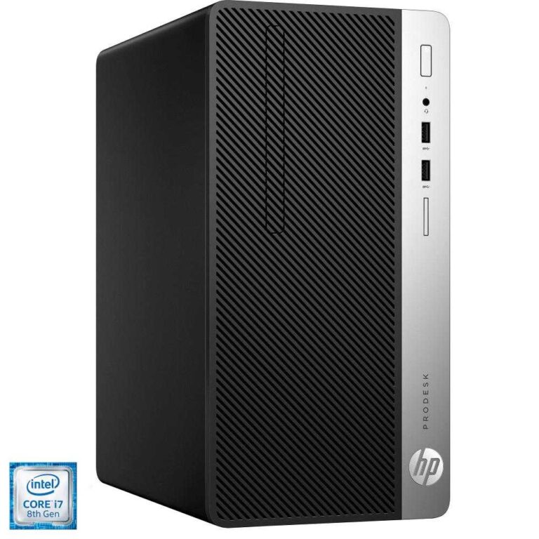 Sistem Desktop PC HP ProDesk 400 G6 Microtower, Intel® Core&trade; i7-8700, 8GB DDR4, SSD 256GB, Intel® UHD Graphics, Windows 10 Pro