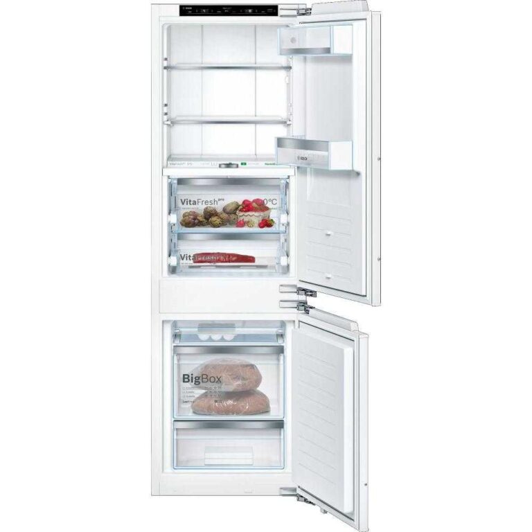 Combina frigorifica incorporabila Bosch KIF86PFE0, 223 l, NoFrost, FreshSense, Clasa E