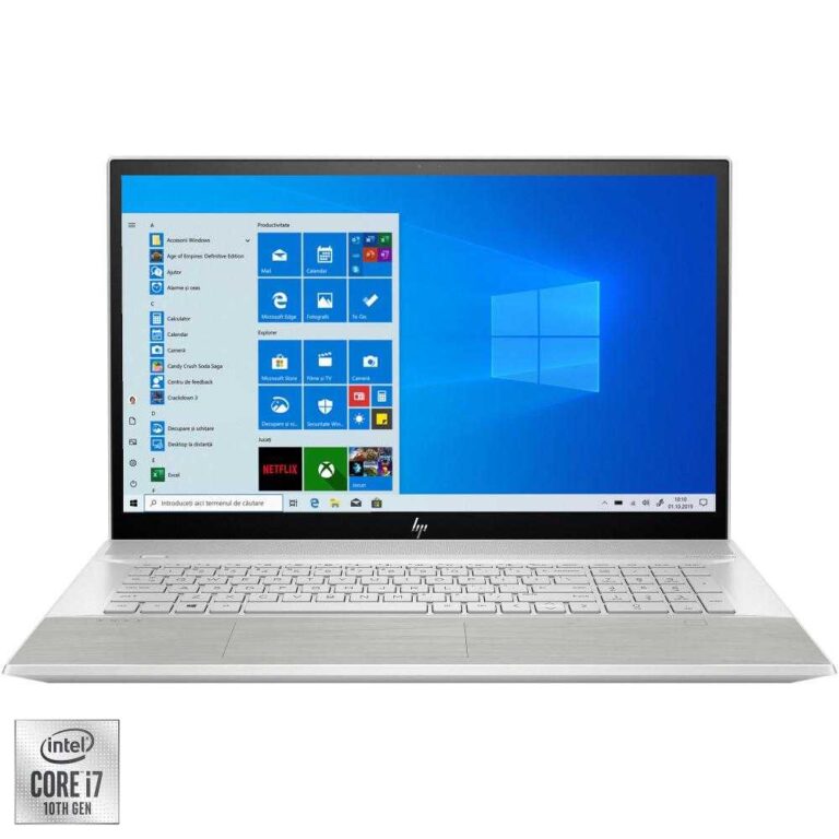 Laptop HP Envy 17-cg0005nq, Procesor Intel® Core&trade; i7-1065G7, 16GB DDR4, SSD 512GB, NVIDIA GeForce MX330 4GB, Windows 10 Home