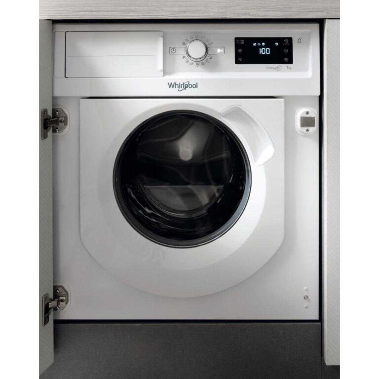Masina de spalat rufe incorporabila Whirlpool BI WMWG 71484E EU, 1400 RPM, 7 Kg, Clasa A+++