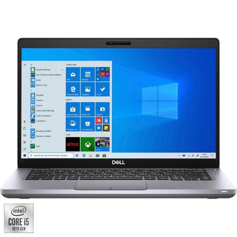 Laptop Dell Latitude 5411, Intel® Core&trade; i5-10400H, 8GB DDR4, SSD 256GB, NVIDIA GeForce MX250 2GB, Windows 10 Pro